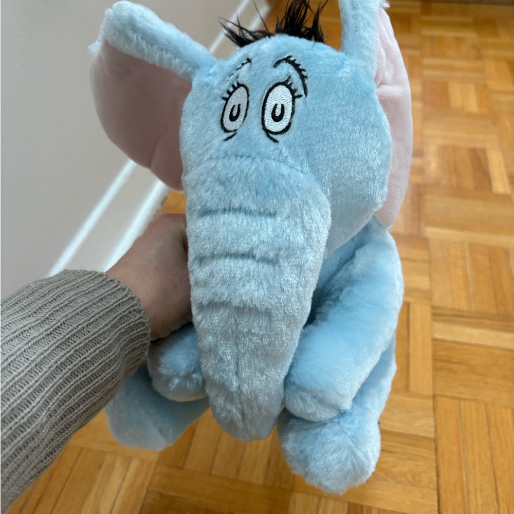 Blue Elephant Horton hears a who! Plush Toy extra soft from kohl’s